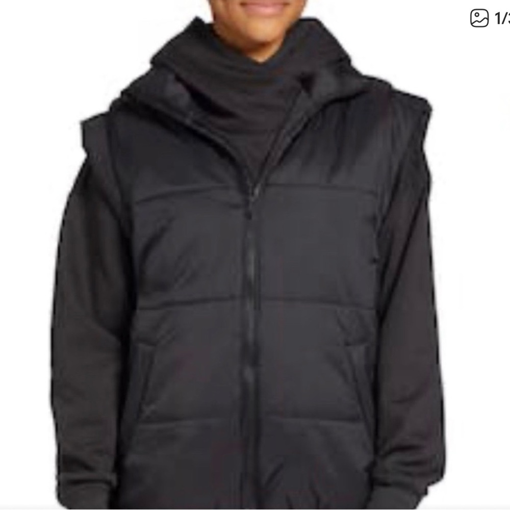 DSG Ladies oversized Black Vest, size M/L